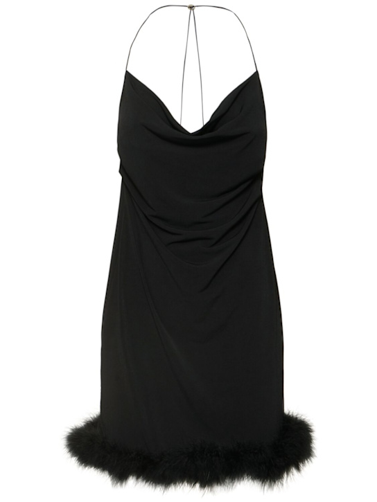 Coperni: Boa jersey mini dress - women_0 | Luisa Via Roma