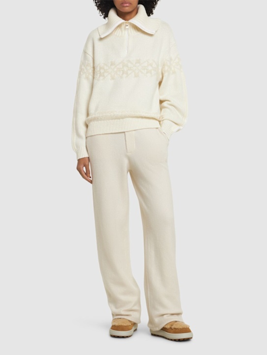 Bogner: Elana half zip knit sweater - women_1 | Luisa Via Roma