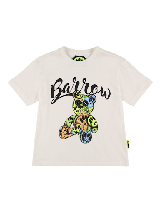 Barrow: Printed cotton jersey t-shirt - kids-boys_0 | Luisa Via Roma