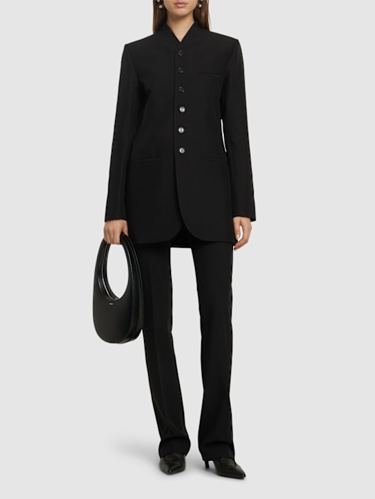 Coperni: Trompe l'oeil tailored blazer - women_1 | Luisa Via Roma