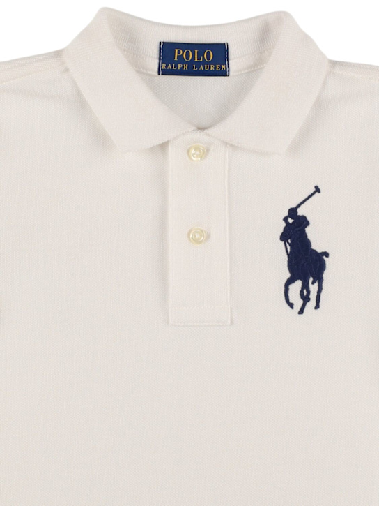 Polo Ralph Lauren: Polo in cotone piqué con logo - kids-boys_1 | Luisa Via Roma