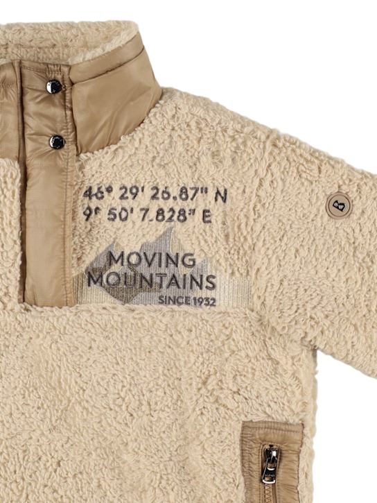 Bogner: Felpa Paulo in teddy con stampa - kids-girls_1 | Luisa Via Roma