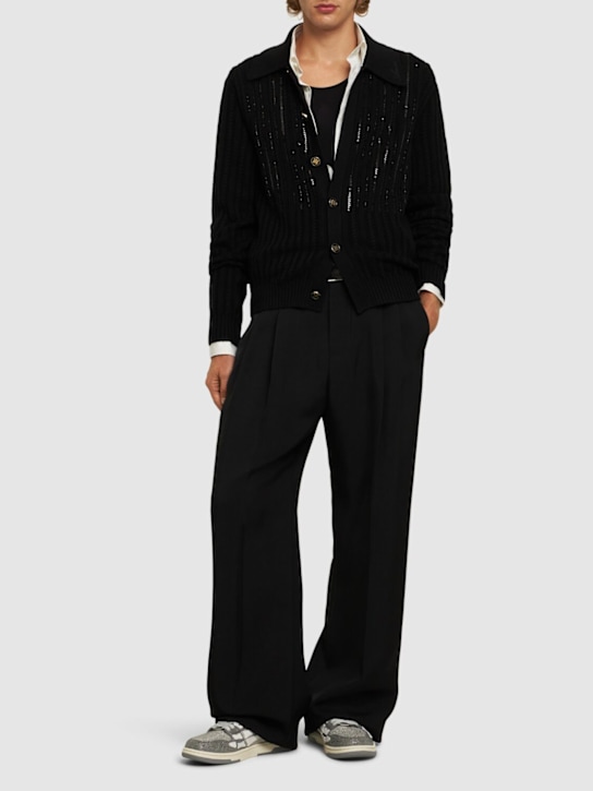 Amiri: Long sleeve polo - men_1 | Luisa Via Roma