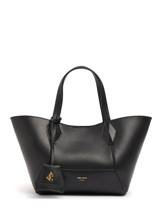 Jimmy Choo: Small Diamond soft shiny leather bag - women_0 | Luisa Via Roma