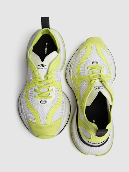 Balenciaga: Circuit科技织物运动鞋 - 黄色/白色 - men_4 | Luisa Via Roma
