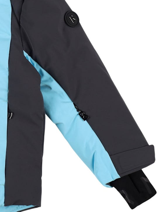 Bogner: Nils-DT poly down ski jacket - Black/Blue - kids-boys_2 | Luisa Via Roma
