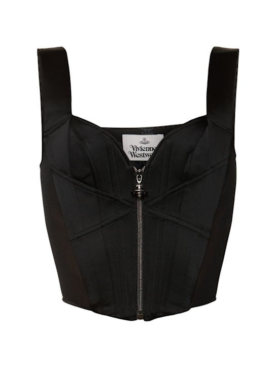 Vivienne Westwood: Classic satin corset top - women_0 | Luisa Via Roma