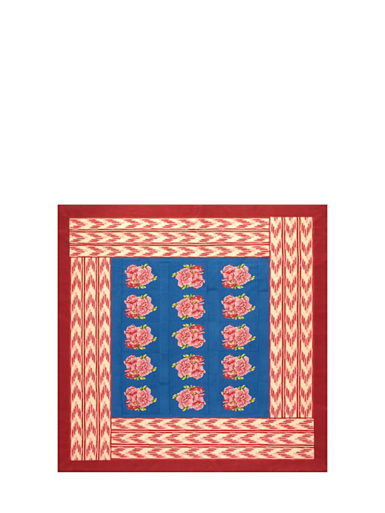 LISA CORTI: Nina Rose Blue テーブルクロス - ecraft_0 | Luisa Via Roma
