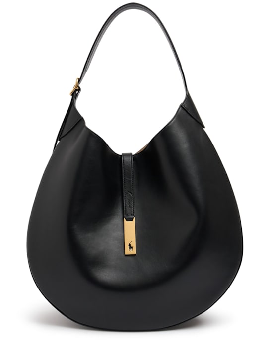 Polo Ralph Lauren: Borsa a spalla media Id in pelle - women_0 | Luisa Via Roma