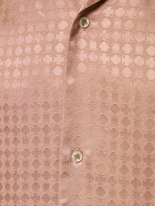 Amiri: Quad l/s shirt - Pink - men_3 | Luisa Via Roma