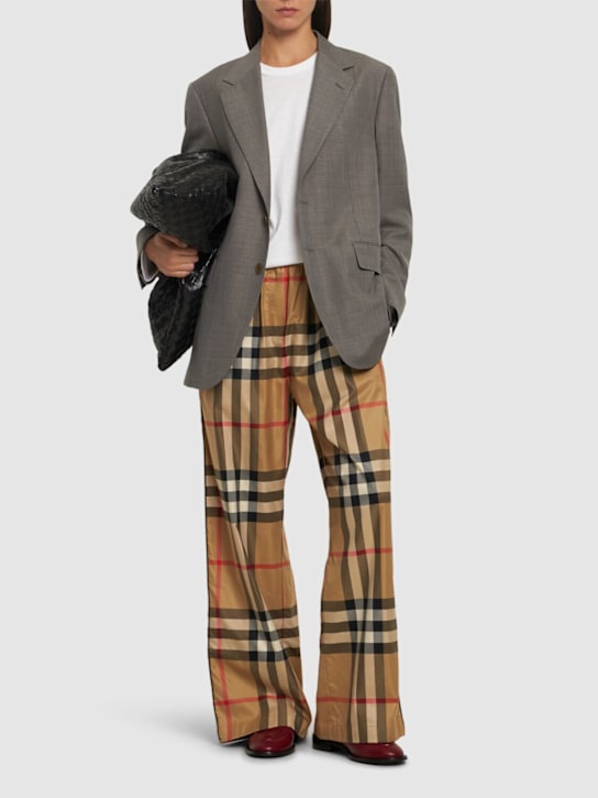Burberry: Pantaloni Ariane in cotone stampato - women_1 | Luisa Via Roma