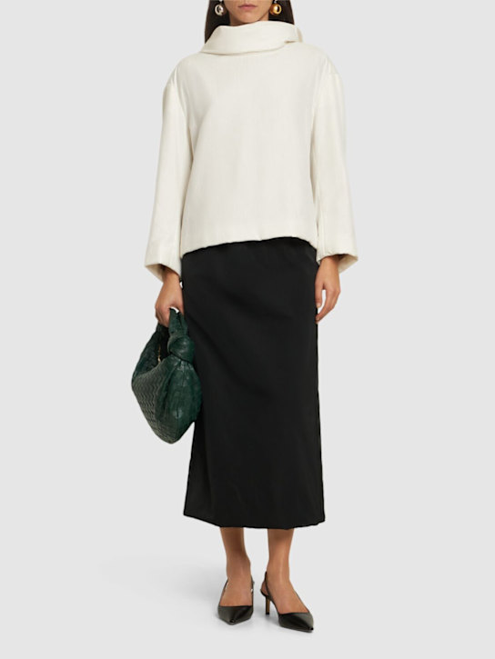 Carven: Duchesse midi skirt - women_1 | Luisa Via Roma
