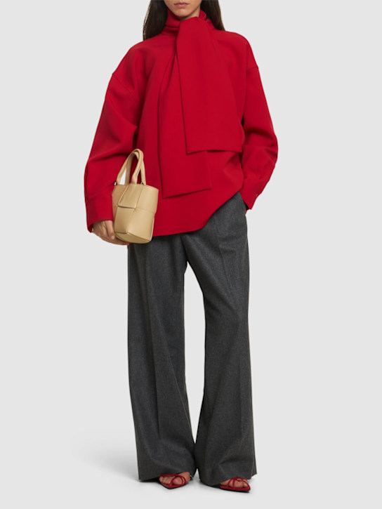 Carven: Technical cady volumized shirt - women_1 | Luisa Via Roma