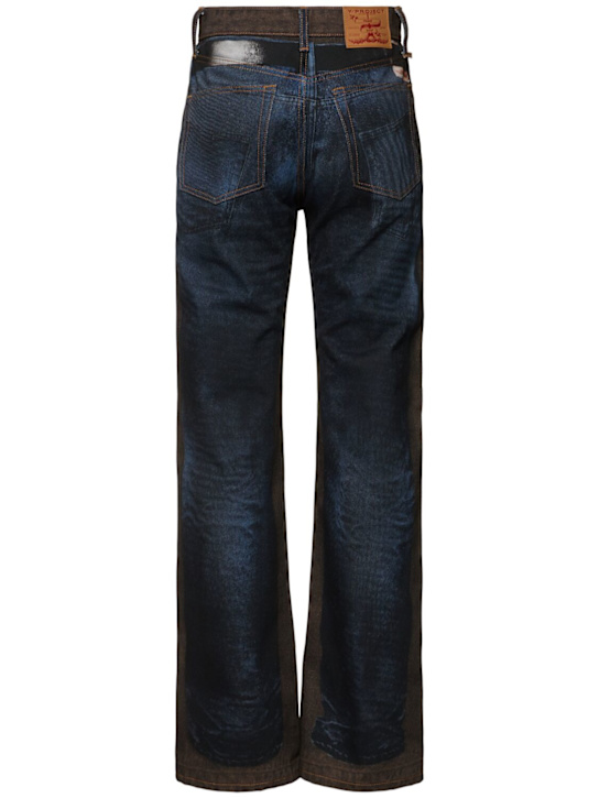 Y/PROJECT: Trompe l'oeil high rise straight jeans - women_4 | Luisa Via Roma