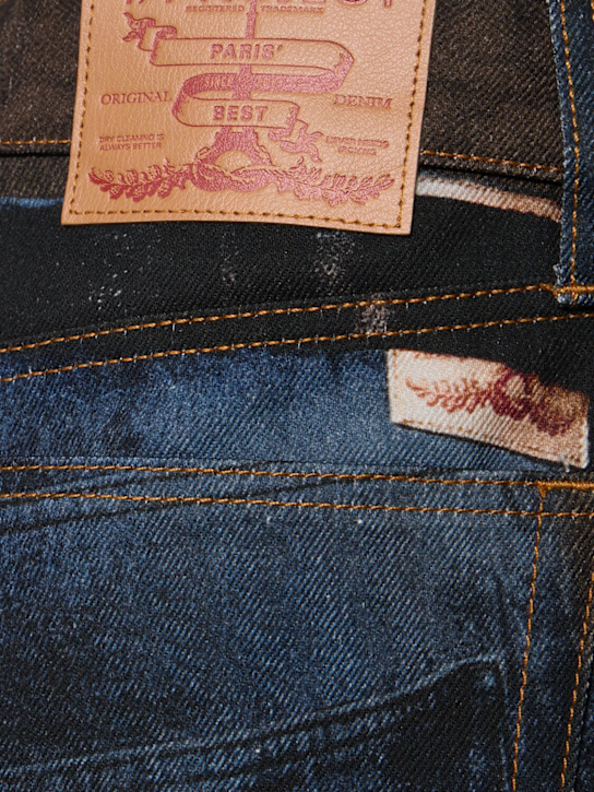 Y/PROJECT: Trompe l'oeil high rise straight jeans - women_3 | Luisa Via Roma