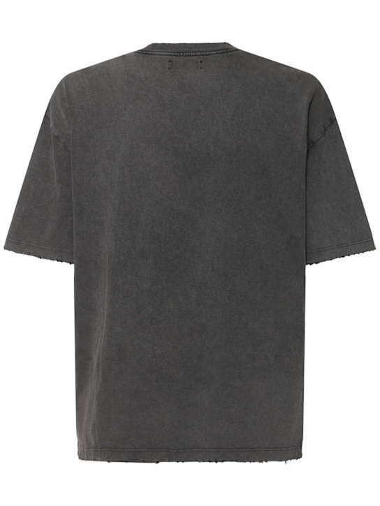 Amiri: High Lion Skater t-shirt - Washed Black - men_4 | Luisa Via Roma