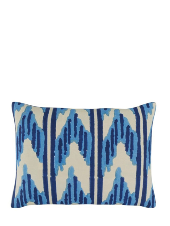 LISA CORTI: Nina Rose Blue baby cushion - ecraft_1 | Luisa Via Roma