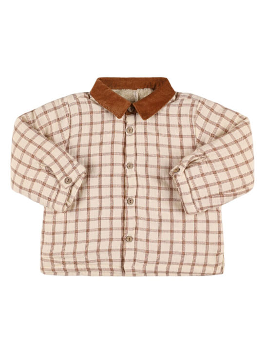 Quincy Mae: コットンシャツ - kids-boys_0 | Luisa Via Roma