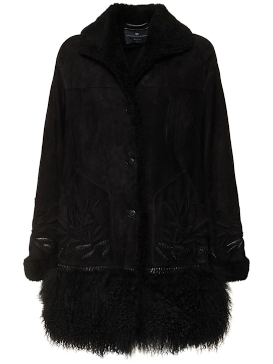Ermanno Scervino: Shearling coat - women_0 | Luisa Via Roma
