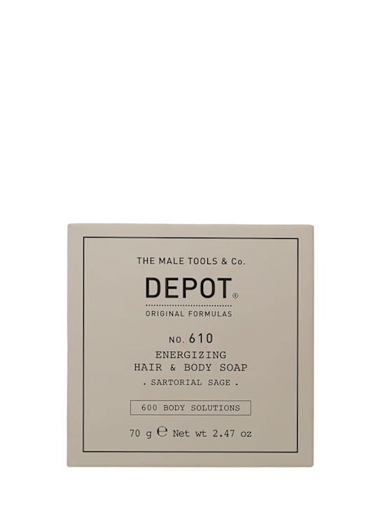 Depot: Detergente Energizing Hair&Body Soap No.610 70g - Trasparente - beauty-men_1 | Luisa Via Roma