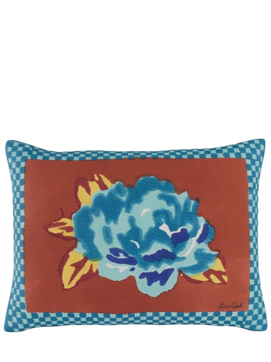 LISA CORTI: Double Peonia baby cushion - ecraft_0 | Luisa Via Roma