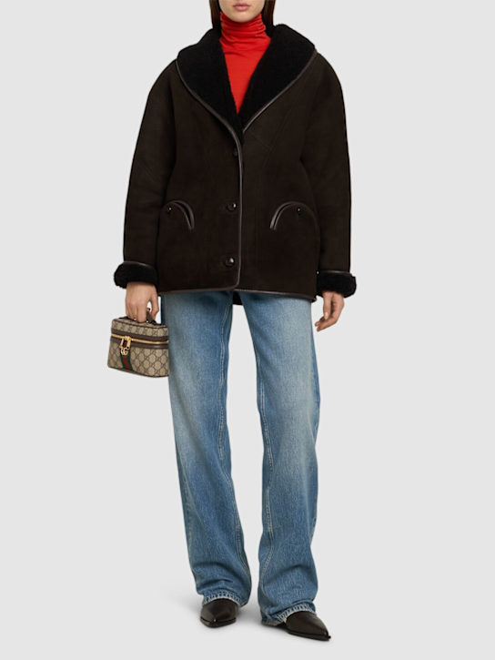 Blazé Milano: Tatoosh shearling coat - women_1 | Luisa Via Roma