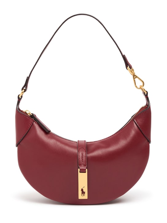Polo Ralph Lauren: Borsa a spalla mini Id in pelle - women_0 | Luisa Via Roma