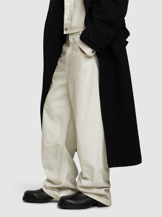 Acne Studios: Besare leather ankle boots - Black - men_1 | Luisa Via Roma
