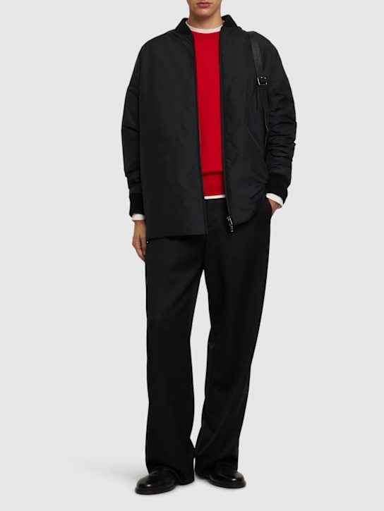 The Row: Dillon nylon jacket - Black - men_1 | Luisa Via Roma