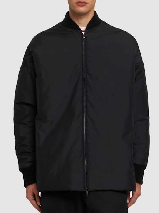 The Row: Dillon nylon jacket - Black - men_2 | Luisa Via Roma