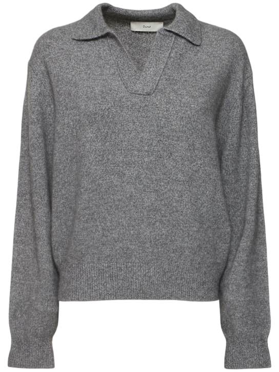 Dunst: Collared wool blend sweater - women_0 | Luisa Via Roma