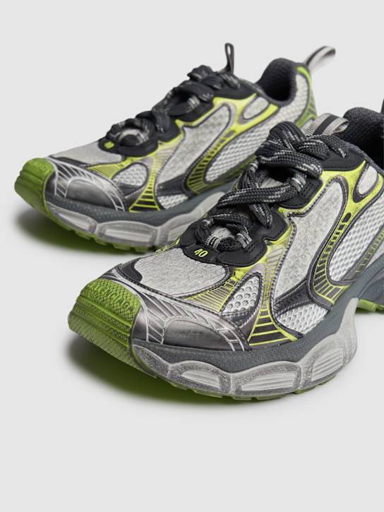 Balenciaga: 3XL sneakers - Grey/Green - men_4 | Luisa Via Roma