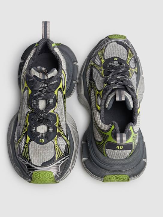 Balenciaga: 3XL sneakers - Grey/Green - men_2 | Luisa Via Roma
