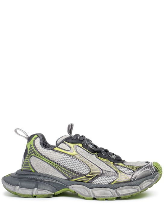 Balenciaga: 3XL sneakers - Grey/Green - men_0 | Luisa Via Roma