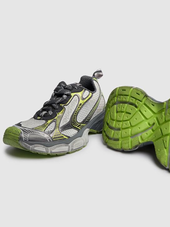Balenciaga: 3XL sneakers - Grey/Green - men_5 | Luisa Via Roma