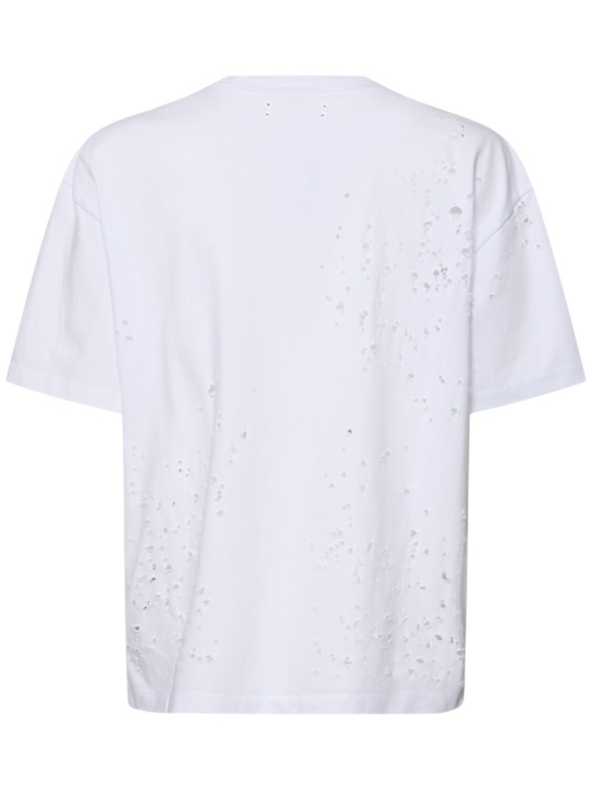 Amiri: Hollywood Shotgun oversize t-shirt - White - men_4 | Luisa Via Roma
