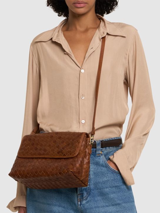 Bembien: Madeleine leather shoulder bag - women_1 | Luisa Via Roma