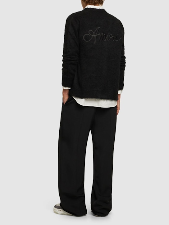 Amiri: Ma Swirl cardigan - Black - men_1 | Luisa Via Roma