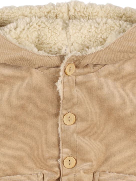 Quincy Mae: コーデュロイフーデッドジャケット - kids-boys_1 | Luisa Via Roma