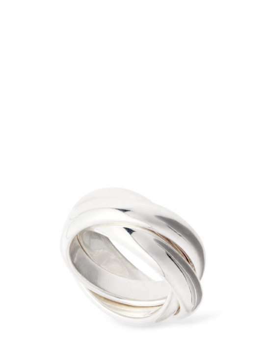 LIÉ STUDIO: Sofie thick ring - Silver - women_0 | Luisa Via Roma