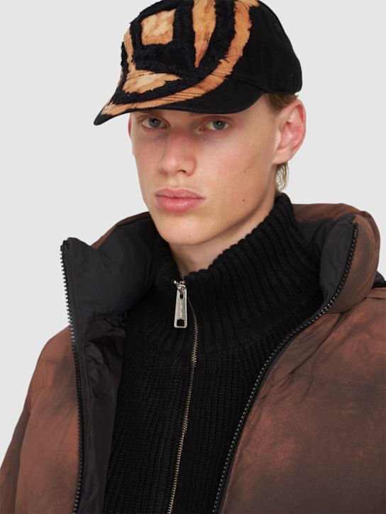 Diesel: C-Seymon washed cotton baseball cap - men_1 | Luisa Via Roma