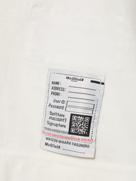 Mihara Yasuhiro: Distressed cotton jersey t-shirt - men_3 | Luisa Via Roma