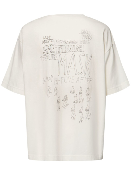 Mihara Yasuhiro: Distressed cotton jersey t-shirt - men_4 | Luisa Via Roma