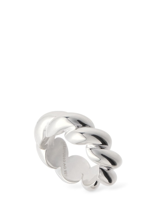 LIÉ STUDIO: The Christine thin ring - Silver - women_0 | Luisa Via Roma