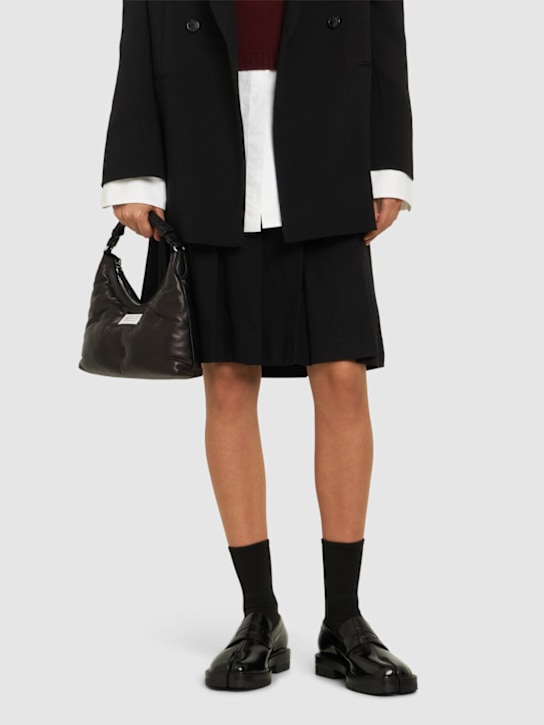 Maison Margiela: 30mm Tabi County leather loafers - women_1 | Luisa Via Roma