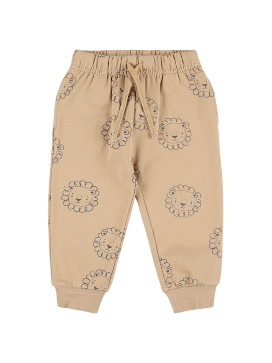 Quincy Mae: コットンスウェットパンツ - kids-girls_0 | Luisa Via Roma