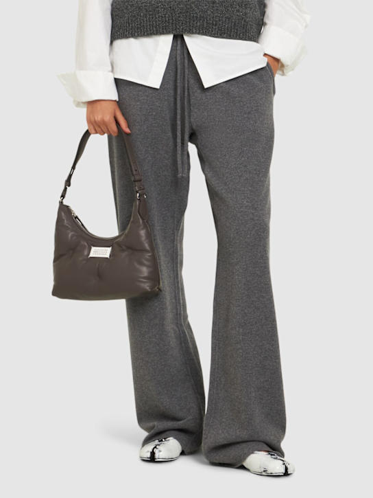 Maison Margiela: Small Glam Slam Hobo quilted leather bag - women_1 | Luisa Via Roma