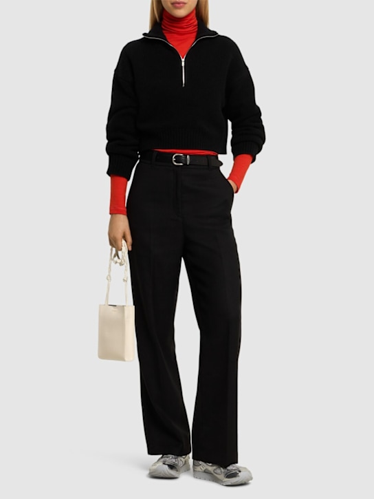 Dunst: Semi-wide straight pants - women_1 | Luisa Via Roma
