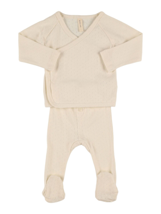Quincy Mae: Organic cotton t-shirt & pants - kids-girls_0 | Luisa Via Roma