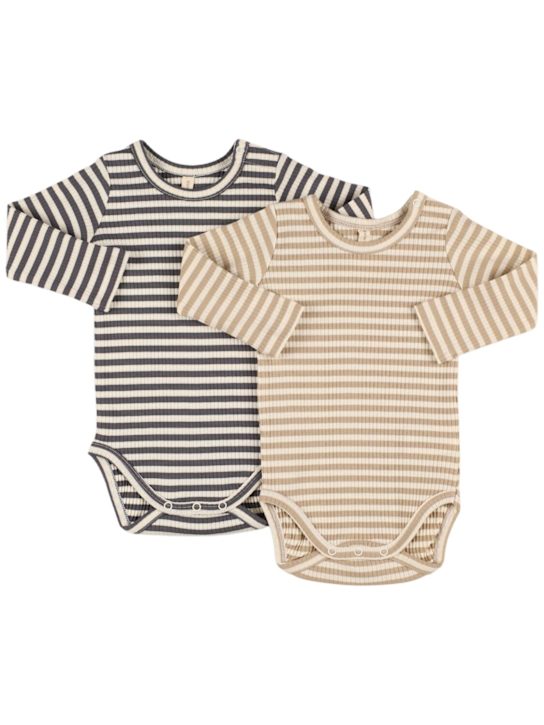 Quincy Mae: Set di 2 body in cotone stampato - kids-girls_0 | Luisa Via Roma